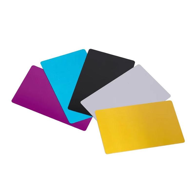 Custom Aluminum Cards black